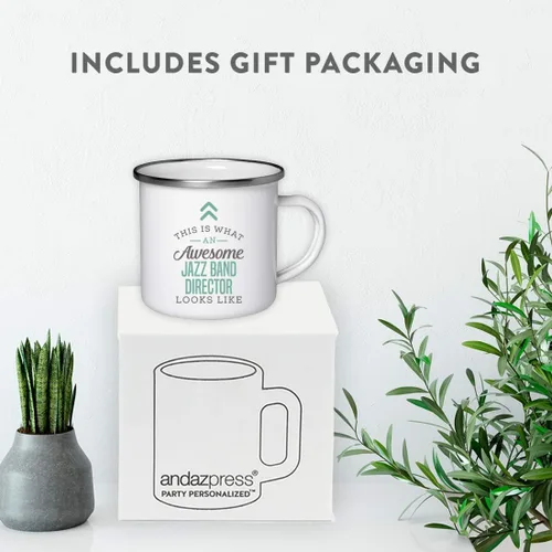Vista 377 de Andaz Press 11oz. Stainless Steel Campfire Coffee Mug Gift, This is What an Awesome Mentor Looks Like, 1-Pack, Birthday Gift Ideas Coworker Him Her