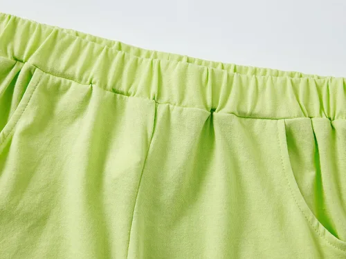 Vista 5 de Conjunto de ropa corta y pantalones cortos para niñas grandes, talla 6-18