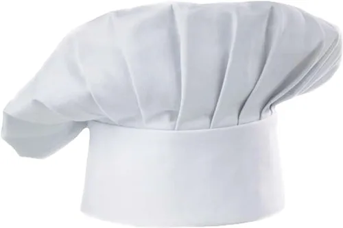 Vista 2 de Hyzrz Juego de 2 gorros de chef para adultos, ajustables, elásticos, para cocinar, cocinar