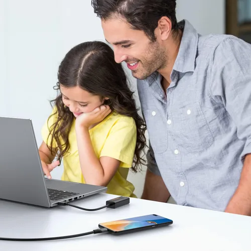 Vista 8 de Adaptador USB a Ethernet, CableCreation USB 3.0 a 10/100/1000 Gigabit Adaptador de red LAN con cable compatible con Nintendo Switch, Windows