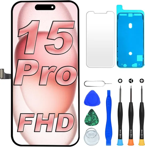 Vista 10 de DIGI4U Pantalla LCD para iPhone 15 reemplazo de pantalla, 6.1 pulgadas [3D táctil] [muesca pequeña] para iPhone 15 pantalla digitalizador Asamblea