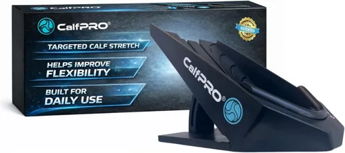 CALFPRO® Estirador de Pantorrilla Más Profundo para Alivio de Fascitis Plantar. Dispositivo de Estiramiento con Bloqueo Profundo del Talón para