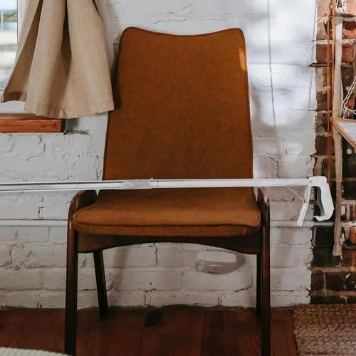 Vista 6 de CLISPEED Stainless Steel Helping Grabber Reacher Tool 46.5 Inch Foldable Pickup Stick for Elderly Bedridden Patients and Mobility Assistance