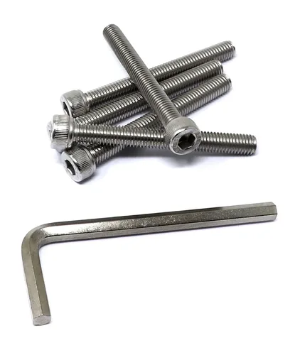 Vista 73 de iexcell Kit de tornillos de cabeza hexagonal de acero inoxidable 304, 100 unidades M2 x 0.157 in, paso de rosca de 0.016 in