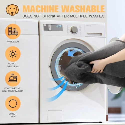 Vista 5 de Almohadilla lavable para orina de perro, extra grande de 72 x 72 pulgadas, almohadillas lavables para orina para perros, absorbe mucha orina