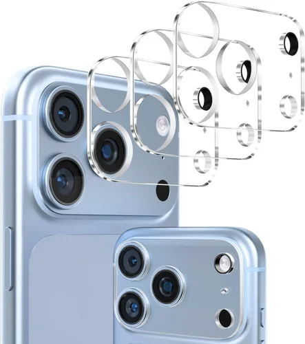 Vista 11 de CloudValley Paquete de 3 protectores de lente de cámara de aire para iPhone 17, película resistente a los arañazos estándar militar, pantalla