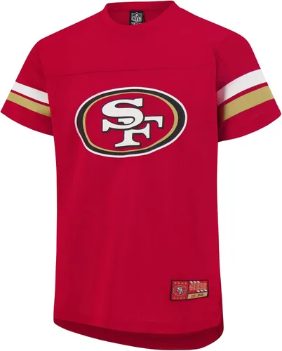 Vista 2 de Ultra Game NFL - Camiseta de malla vintage para niños