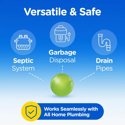 Vista 5 de Compac Home Plink - Limpiador y desodorante para eliminación de basura, paquete de 60 unidades, aromas surtidos