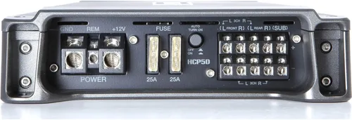 Vista 3 de Hertz Compact Power HCP-5D Clase D Amplificador de 5 canales 105 WRMS x 4 + 330 WRMS x 1 a 2-Ohm