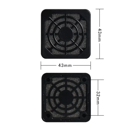 Vista 7 de ELUTENG - Filtro de ventilador de 1.575 pulgadas (1.575 in), cubierta a prueba de polvo, ventilador de refrigeración USB, parrilla de plástico