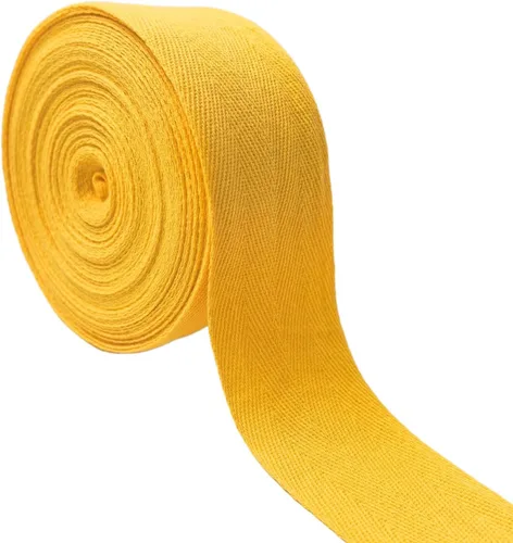 Vista 24 de PAMIR TONG Cinta de sarga de algodón blanco natural de 2 pulgadas para coser, encuadernación al sesgo de 15 yardas, decoración del hogar, correas