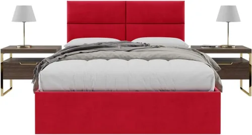 Vista 349 de Vänt - Paneles tapizados de cabecera para montar en la pared, diseño Isabelle, 60 x 23 pulgadas, configuración de 4 paneles individuales