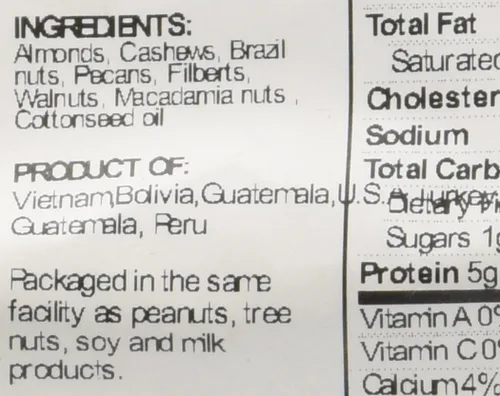 Vista 7 de Sincerely Nuts Nueces mixtas tostadas y sin sal (5 libras) de almendras, anacardos, nueces de Brasil, avellanas y nueces pecanas, vegano, kosher