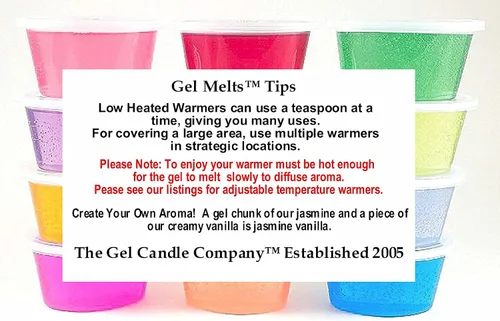 Vista 6 de Clean Sheets Aroma Gel Melts for Warmers and Burners by The Gel Candle Company Peel, MELT and Enjoy