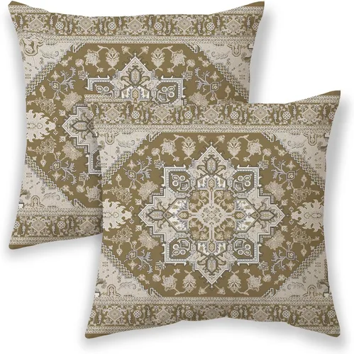 Vista 36 de BETGINY Fundas de almohada boho 12x20, almohadas decorativas al aire libre de diseño étnico azul y blanco para sofá, funda de cojín