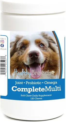 Vista 81 de Healthy Breeds Boxer todo en uno multivitamínico suave masticable 120