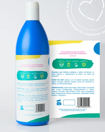 Vista 2 de DEYA by Dewi Peña Champú de terciopelo para cabello normal a seco 16 oz