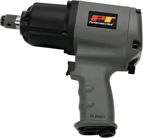 Vista 11 de Performance Tool M634 - Pistola de llave de impacto neumática de servicio pesado de 1 pulgada con vástago largo para mecánicos de camión comercial