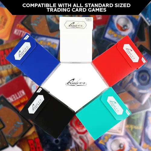 Vista 7 de Quiver Time Paquete de cartas coleccionables negras para cartas coleccionables y fundas para cartas, compatible con Magic The Gathering Cards