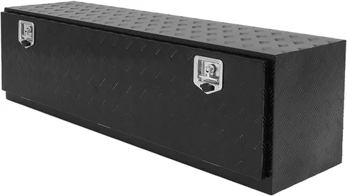 Vista 15 de Caja de Herramientas para Cama de Camión de 63 Pulgadas, Resistente, Pick up con Banda de Rodadura de 5 Barras, Caja de Almacenamiento, Cajas