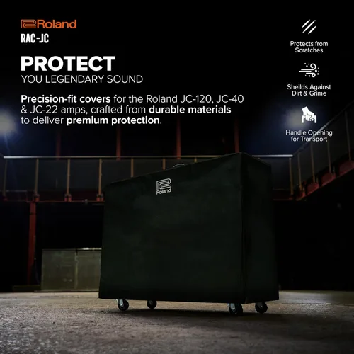 Vista 2 de Roland RAC-JC120 Jazz Chorus Amp Cover Cubierta de ajuste de precisión para el amplificador JC-120 Amp Materiales duraderos Protege