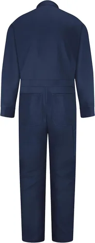 Vista 2 de Red Kap mens Snap Front Cotton Coverall, Oversized Fit, Long Sleeve