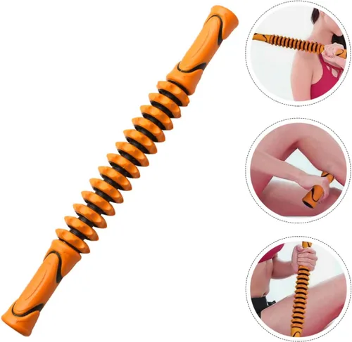 Vista 9 de Abaodam Cellulite Massage Stick Roller for Women Deep Tissue Body Massager Lightweight Yoga Massager Tool for Home Use and Muscle Relaxation