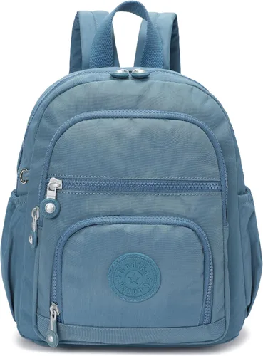 Vista 7 de Mini mochila impermeable para senderismo para mujeres y hombres, mochila de viaje de 5 L, Beige, Mochilas de viaje