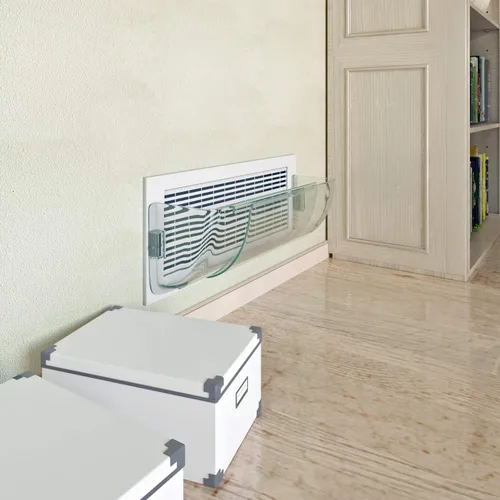 Vista 6 de Home Intuition Deflector de ventilación de calor y aire de 8.5 a 15 pulgadas, magnético, sin fusión, ajustable para rejillas de ventilación, paredes