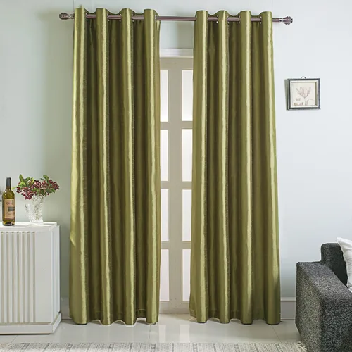 Vista 34 de GYROHOME Cortinas opacas de seda sintética con forro negro, cortinas sólidas para tratamiento de ventanas para dormitorio, sala de estar