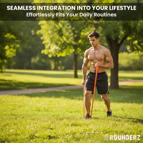 Vista 3 de Rubberbanditz Banda de resistencia de borde redondeado Bandas de ejercicio compactas y ligeras Adecuado para todos los usuarios de niveles