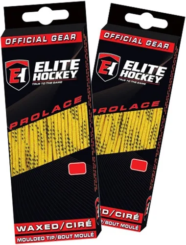 Vista 6 de Elite Hockey Prolace - Juego de 2 pares de cordones encerados para patinaje de hockey