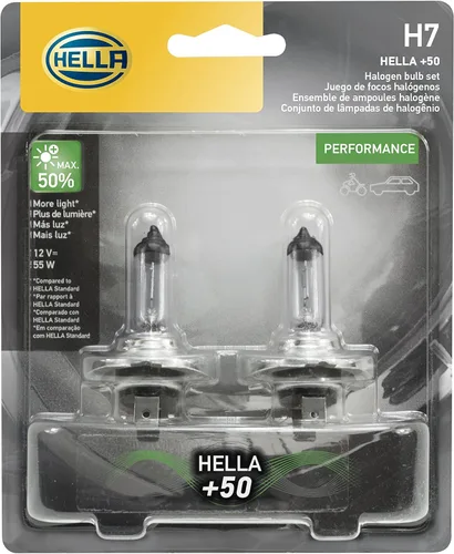 Vista 25 de HELLA H71071362 Optilux XB Series H7 Bombillas halógenas de xenón blancas, 12V, 55W, paquete de 2