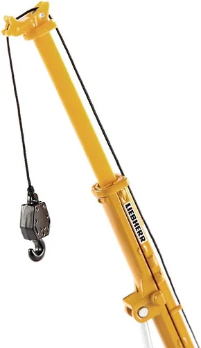 Vista 5 de Siku 1859, Camión Grúa Telescópica, 1:87, Metal/Plástico, Amarillo, Brazo de extensión telescópica