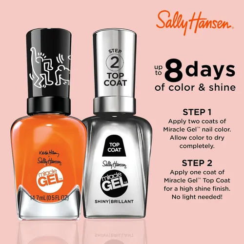 Vista 81 de Sally Hansen Miracle Gel™ x Jared McCain, GOAT Gold, Larga duración, fórmula tipo gel, sin necesidad de lámpara UV, esmalte de uñas dorado