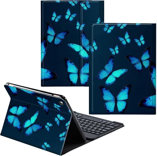 Vista 108 de Para Samsung Galaxy Tab S6 Lite Funda 2022/2020 Teclado Inalámbrico Desmontable Y Cubierta De Soporte De Cuero PU Funda Protectora Para Samsung