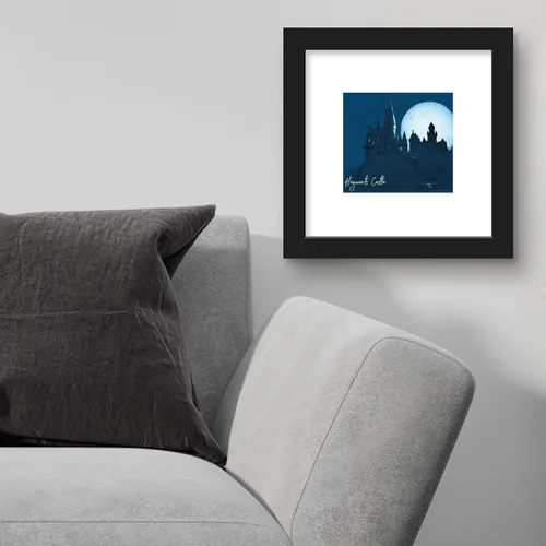 Vista 3 de Trends International Gallery Pops - Póster de pared de Harry Potter Glimmer Hogwarts Castle, 12.00 x 12.00 pulgadas, versión de marco negro