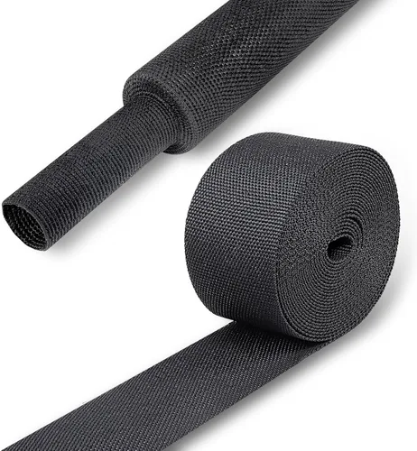 Vista 18 de Funda Termorretráctil para Cables 2:1 Manga de Cable Trenzada Retráctil de 1-1/8 Pulgadas ID-46ft Protección contra la Abrasión Tela Flexible