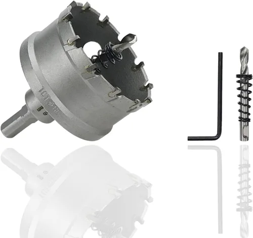 Vista 47 de Sierra de agujero de carburo Rannb de 23mm/0.9" de diámetro de corte, sierra de corte para acero inoxidable