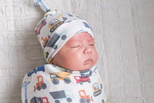 Vista 3 de Copper Pearl Gorro de gráficos para bebés