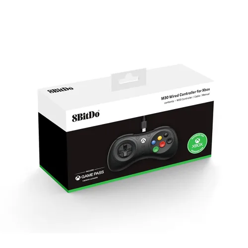 Vista 5 de 8Bitdo M30 Wired Controller for Xbox Series XS, Xbox One, and Windows with 6-Button Layout - Officially Licensed