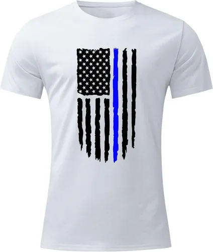 Vista 2 de EELHOE Independence Day Shirt for Men Graphic Short Sleeve Fashionable Patriotic Breathable Lightweight Relaxed Fit Clothes