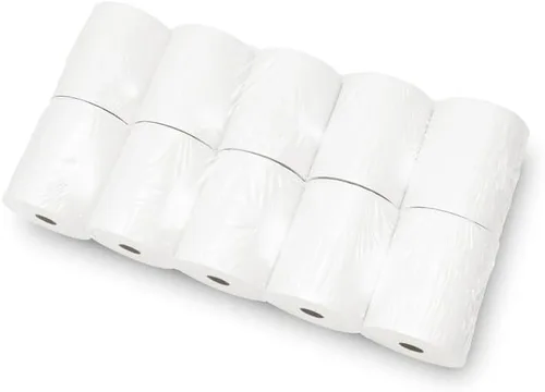 Vista 2 de (50 rollos) Papel térmico de 3 1/8 x 230 (3.150 in x 229.7 ft) cinta premium para sistema POS cuadrado, rollos de papel térmico de recibo
