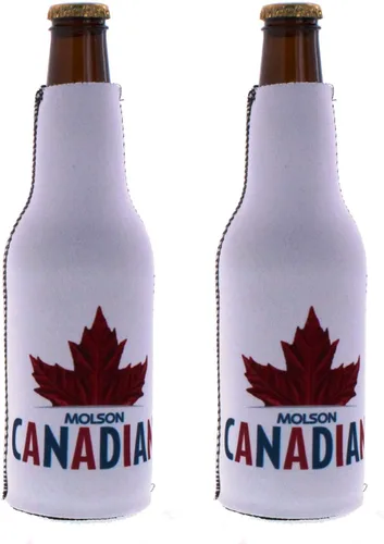 Vista 4 de Kolder Juego de funda aislante de cerveza con licencia para bebidas refrescantes de cerveza y juego de botellas (Bud Light Dilly Dilly)