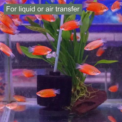 Vista 3 de YOKIVE Tubo de silicona, transferencia de agua ideal para bomba (transparente, 0.039x0.118 in IDxOD, 3.3 ft)