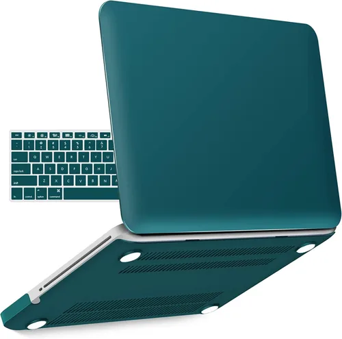 Vista 19 de IBENZER Compatible con MacBook Pro de 13 pulgadas A1278 Release 2012-2008, carcasa rígida de plástico con cubierta de teclado para Apple versión