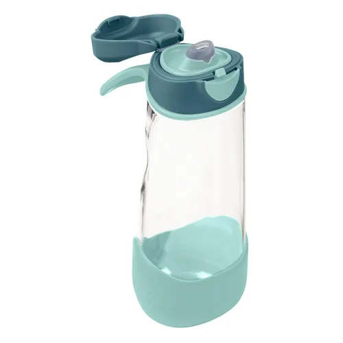 Vista 24 de b.box Sport Spout Kids - Botella de agua para la escuela, botella de agua Azul (Blue Slate)