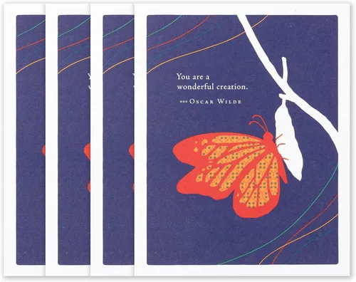 Vista 21 de Compendium Positively Green - Paquete de 4 tarjetas de amistad, pares perfectos (cuatro diseños diferentes, una tarjeta cada uno, con sobres)