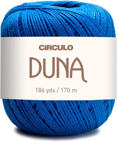 Vista 25 de Círculo Hilo Duna – 186 yardas, 3.52 onzas – Hilo DK de peinado ligero – 100% algodón virgen brasileño mercerizado, perfecto para tejer y hacer