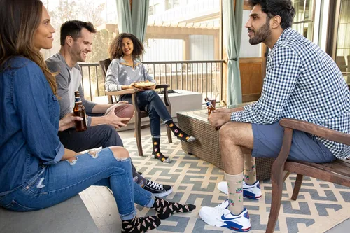 Vista 3 de Hot Sox - Calcetines casuales para mujer, con comidas y bebidas